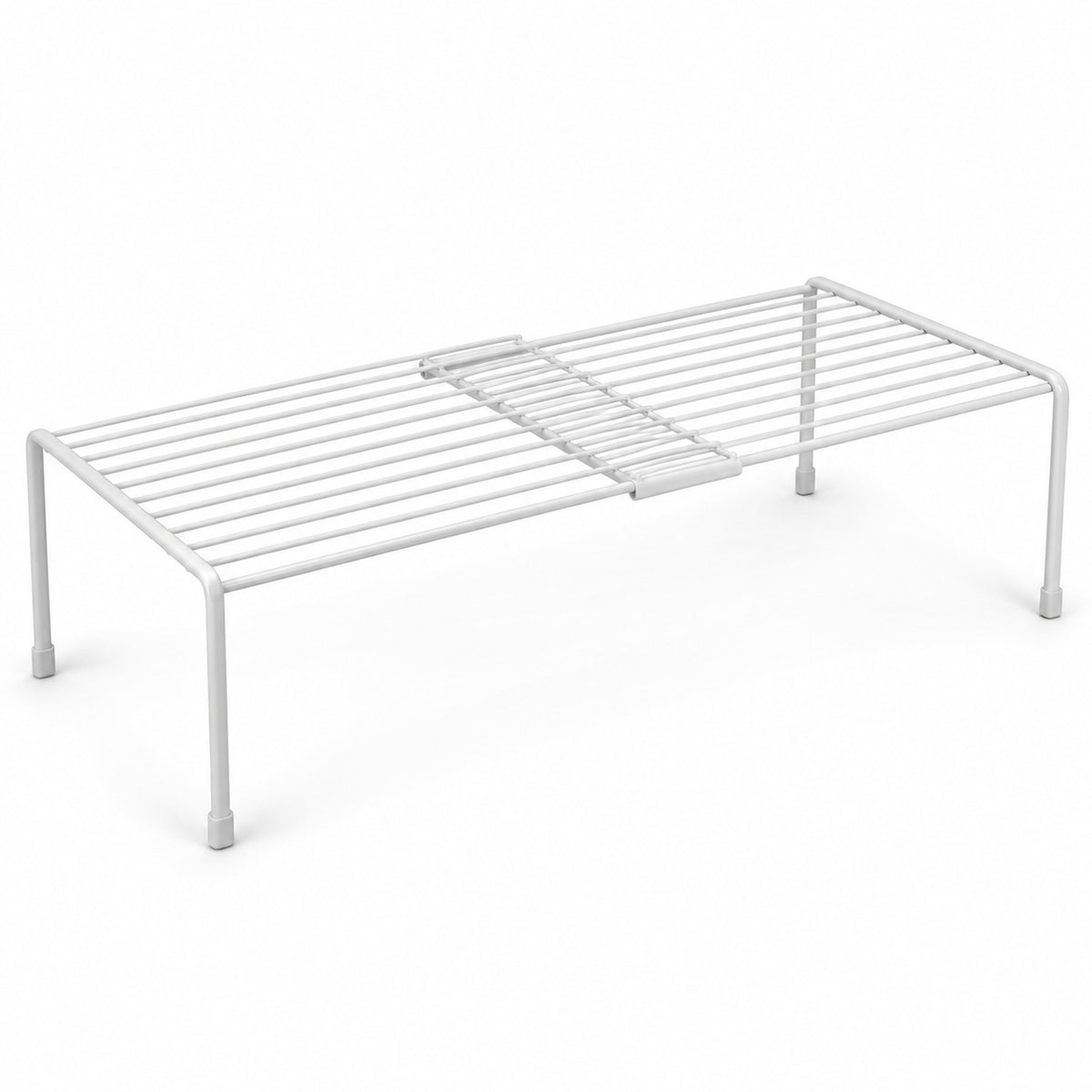 Expandable Cabinet Shelf Organizer - White