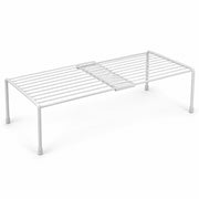 Expandable Cabinet Shelf Organizer - White