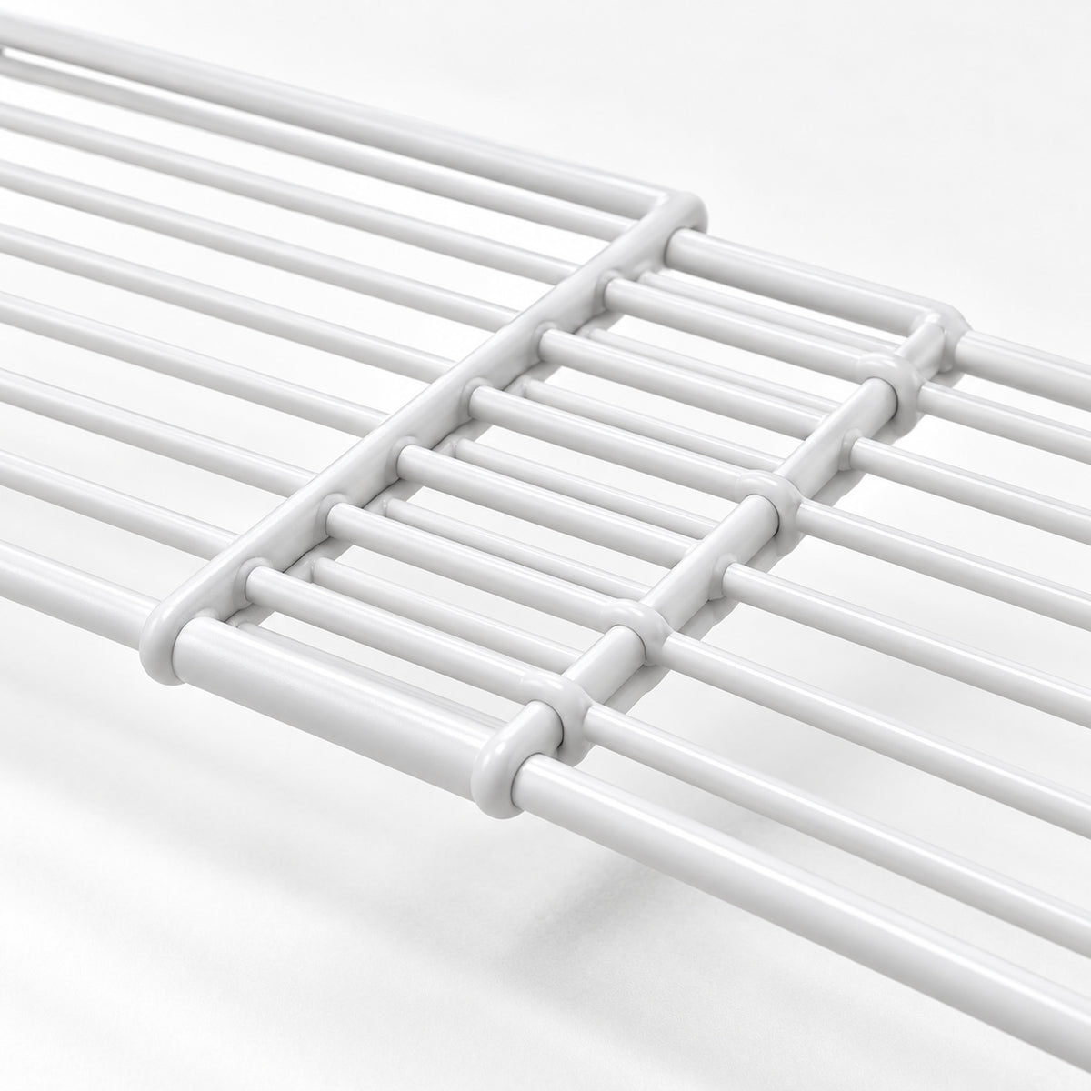 Expandable Cabinet Shelf Organizer - White