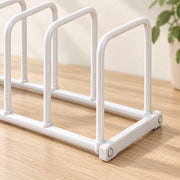 Adjustable Pan and Lid Organizer - White