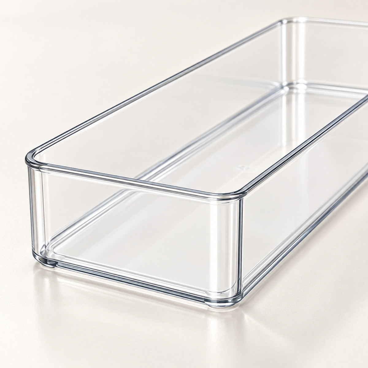 Clear Modular Drawer Organizer Trays - Set of 6