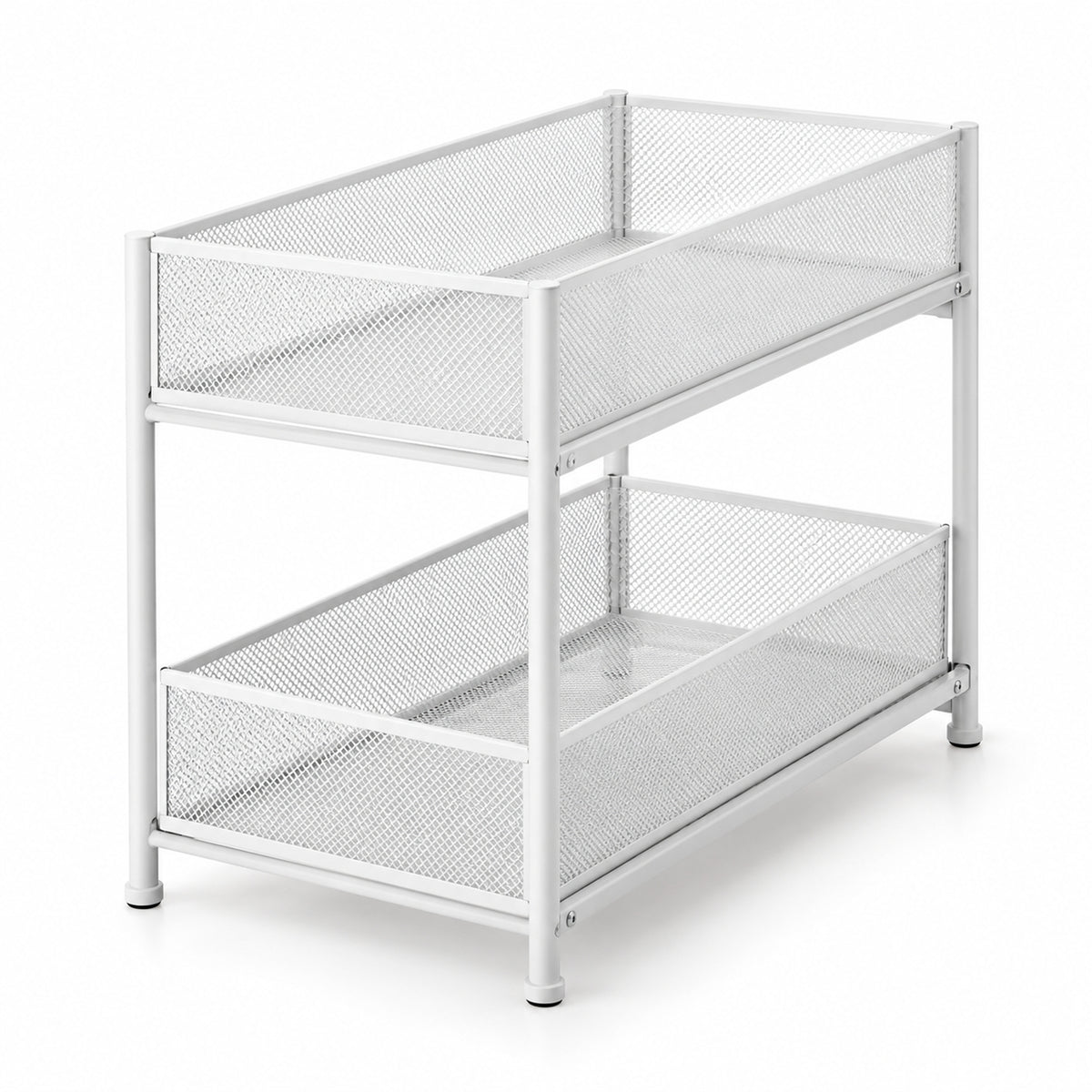 Two-Tier Under-Sink Organizer - White